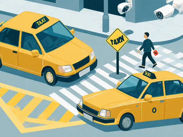 Парковка для такси в городе: выделенные зоны и штрафы в 2025 году