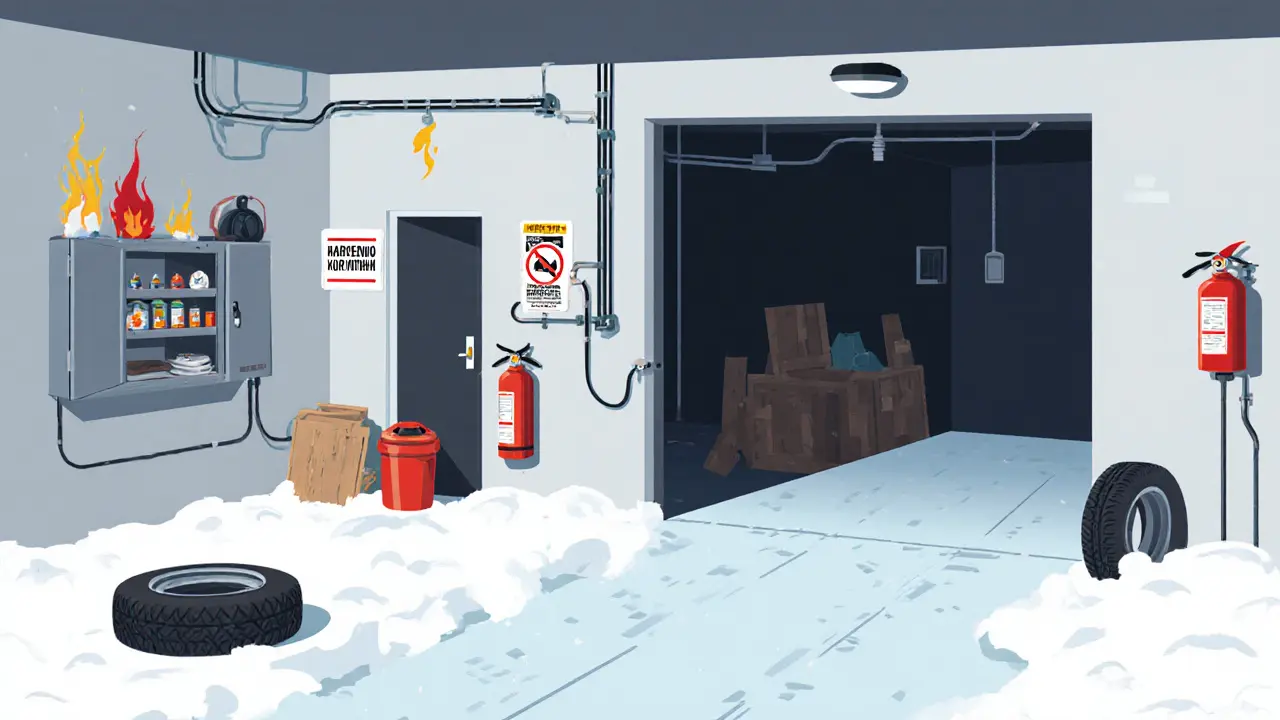 Пожарная безопасность в гараже: требования и проверки