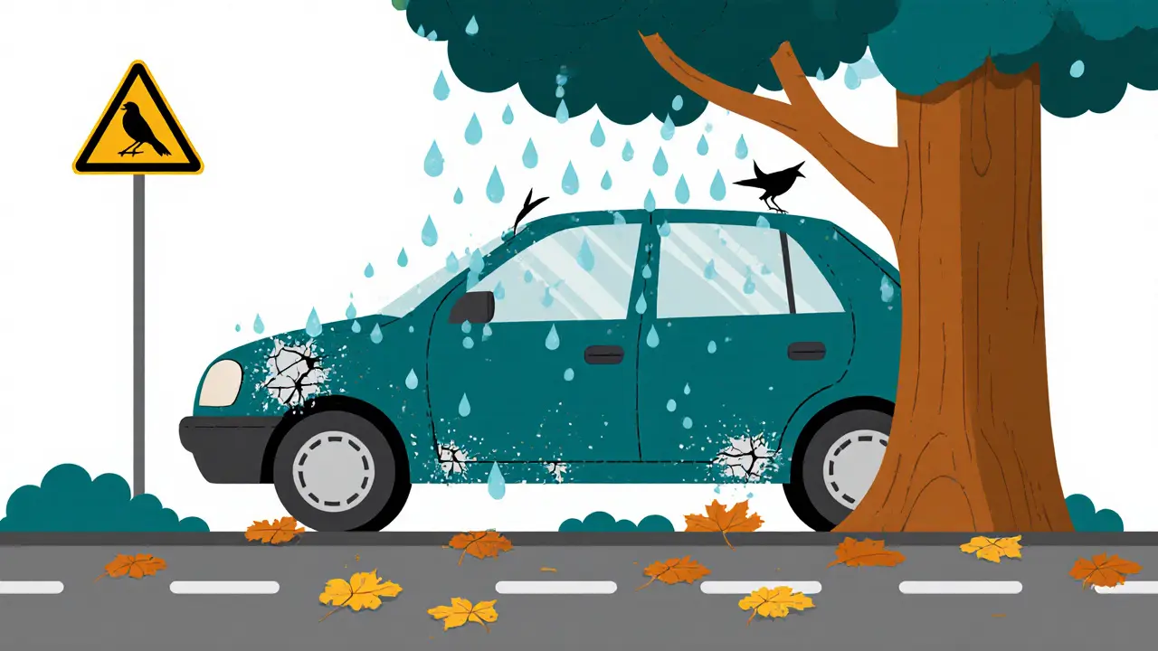 Стоянка под открытым небом: как защитить машину от дождя, снега и птичьего помета