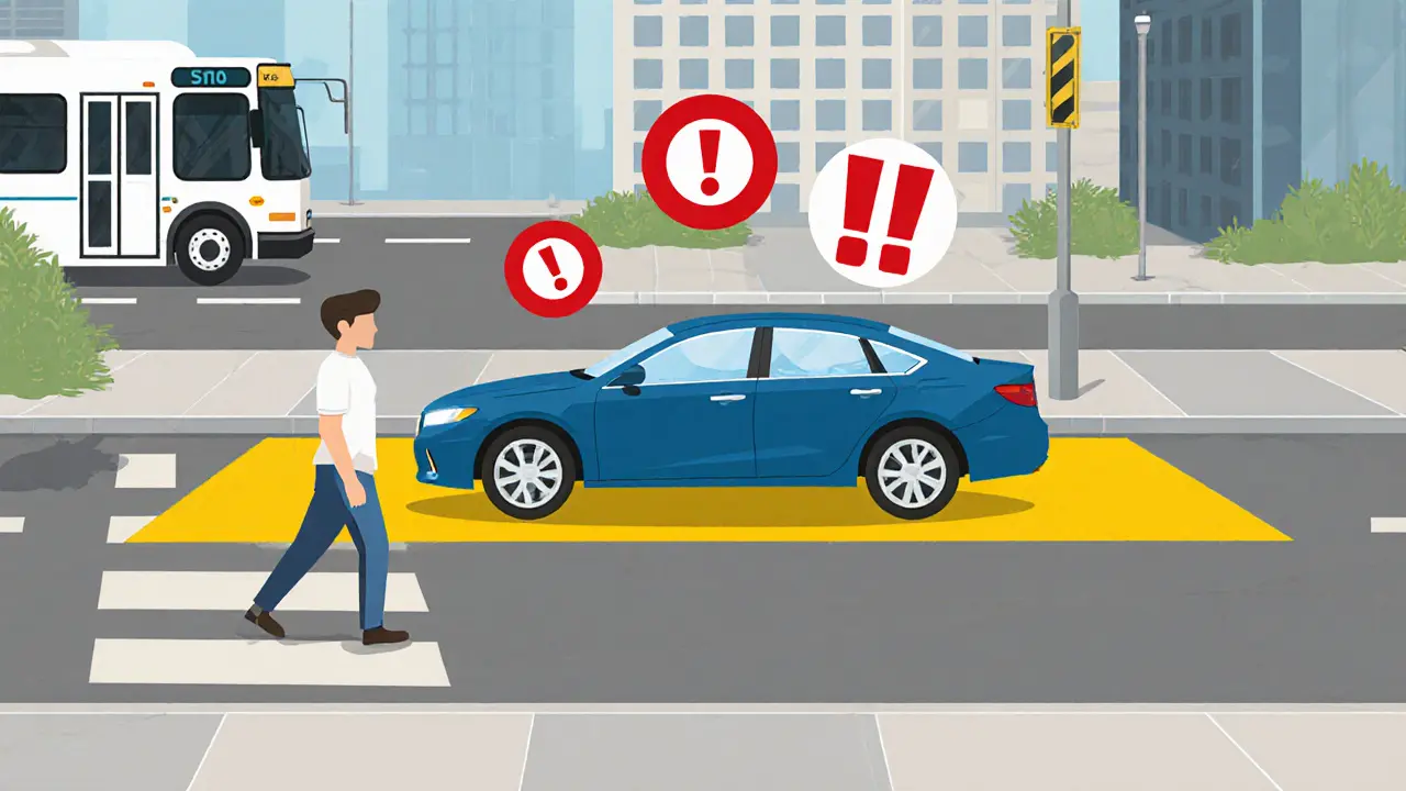 Желтая разметка на дорогах: что означает и где нельзя парковаться в 2025 году