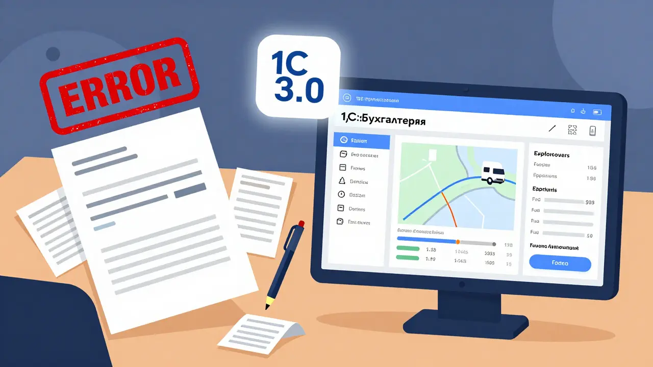 Сравнение бумажных и цифровых учетных систем для коммерческого транспорта.