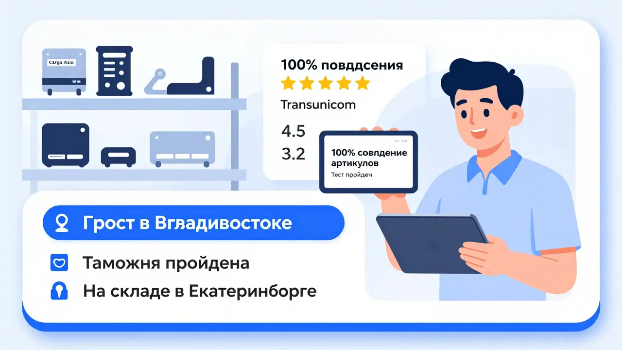 Цифровая панель отслеживания груза из Китая в Россию с статусами