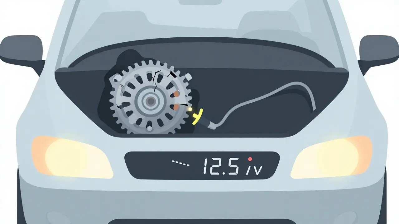 Признаки неисправности генератора: как распознать проблемы с зарядкой, свистом ремня и лампой АКБ