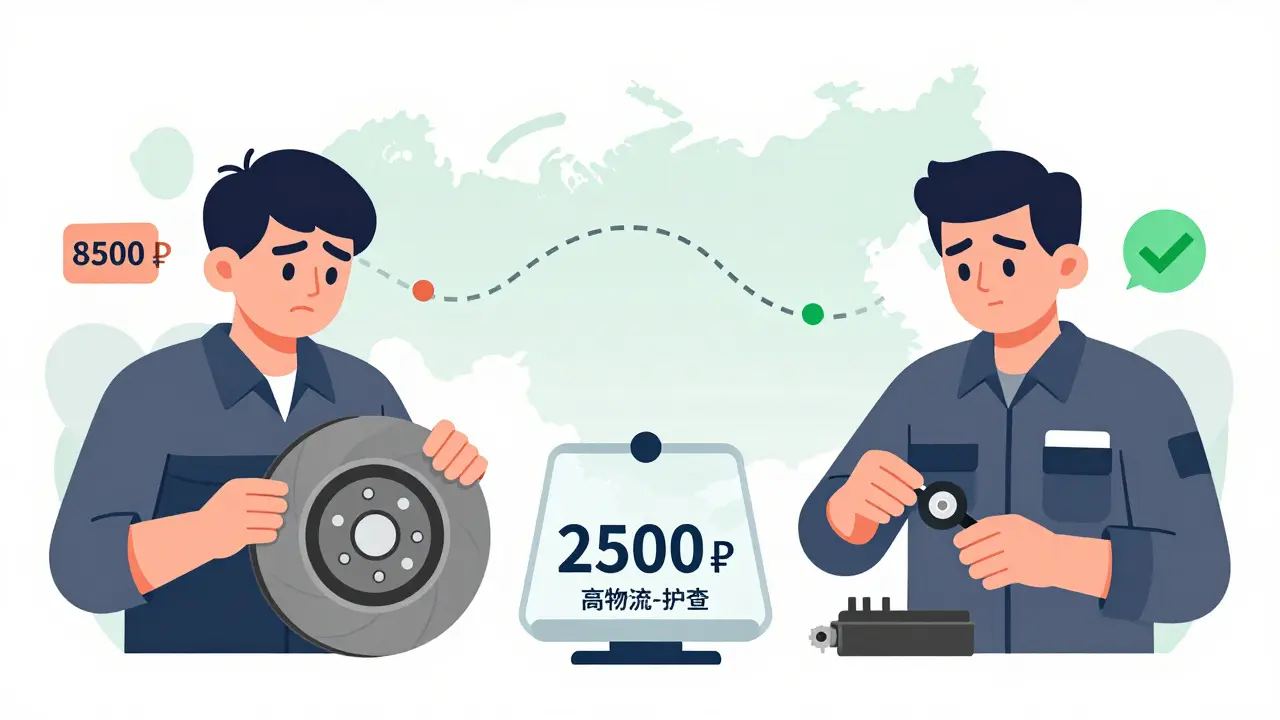 Сравнение цены оригинальной и китайской тормозной колодки с экономией