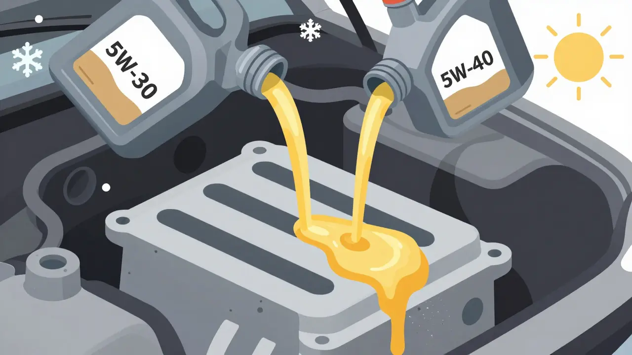 Вязкость 5W-30 и 5W-40: чем отличаются и что лить в двигатель