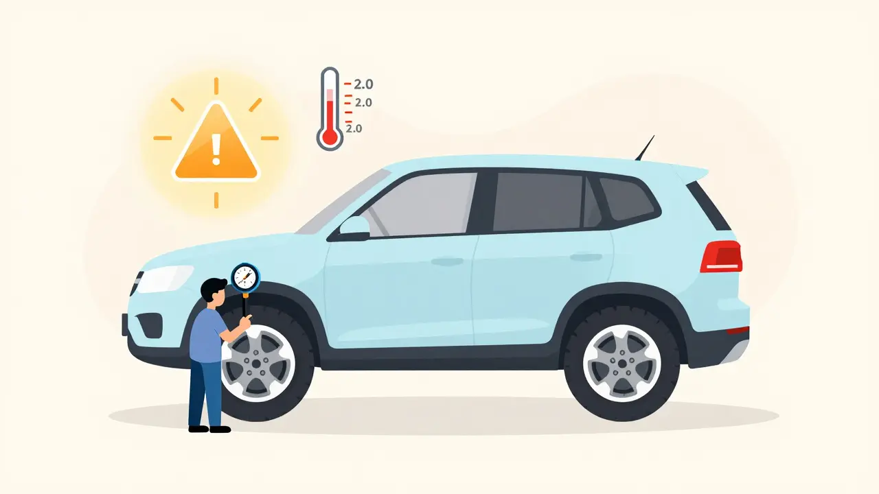 Давление в шинах: нормы, TPMS и как это влияет на расход топлива