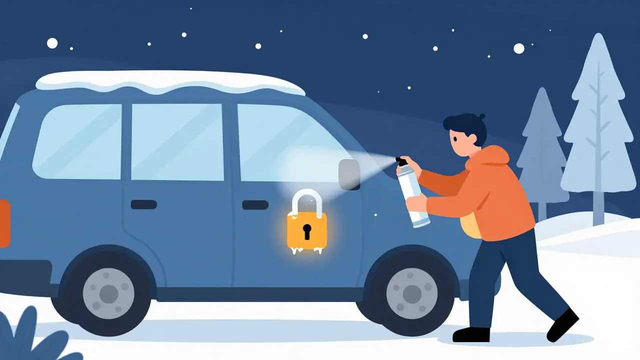 Как быстро разморозить замок автомобиля зимой: проверенные способы и лайфхаки