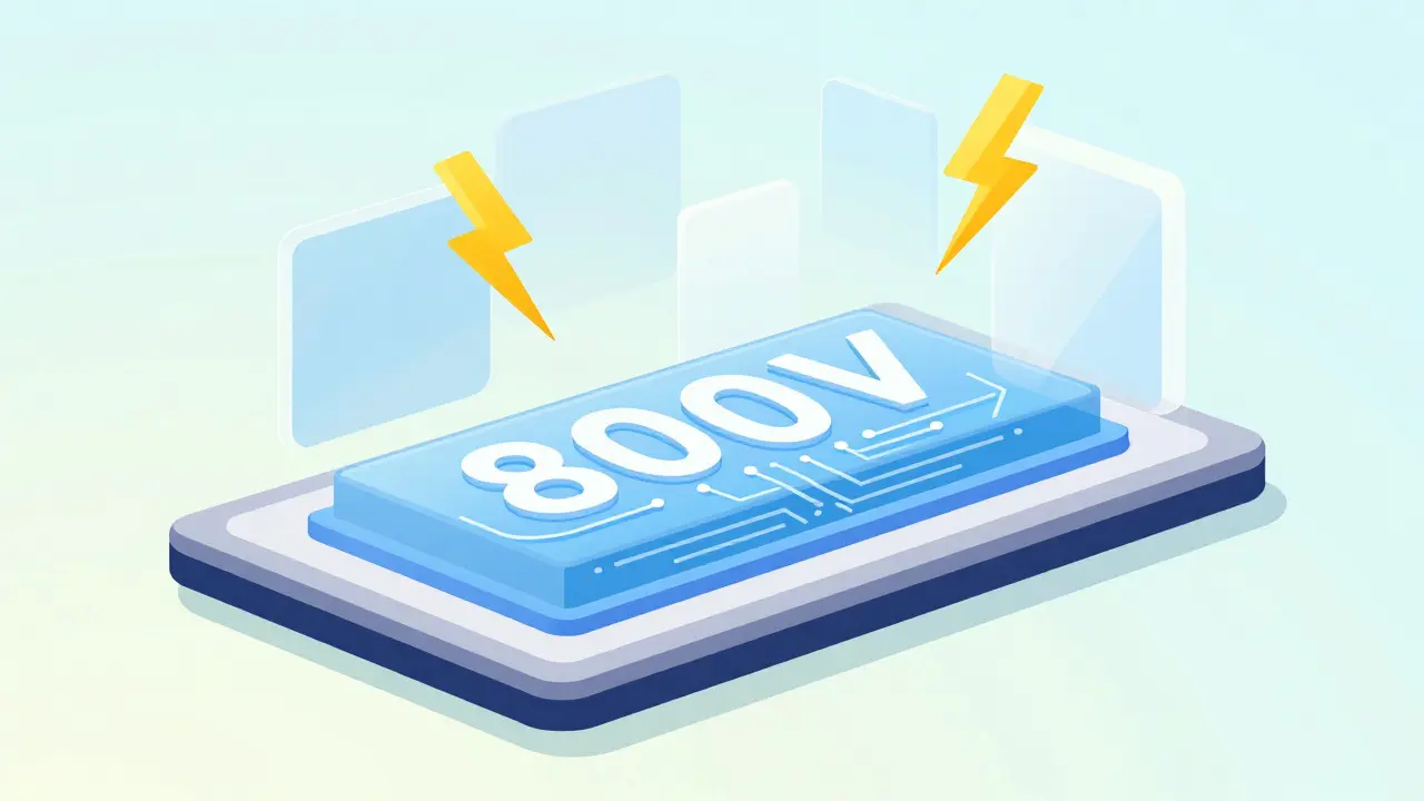 Прозрачный разрез платформы Neue Klasse с аккумулятором и схемами