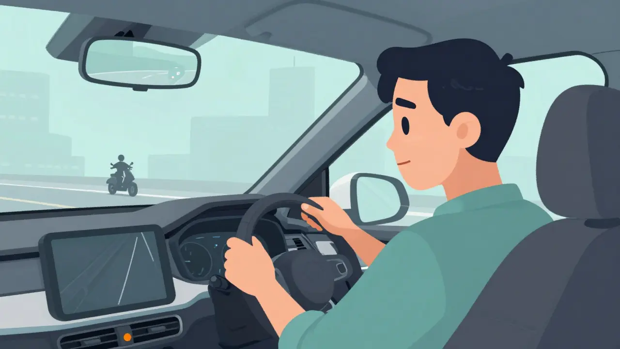 Слепые зоны автомобиля: как контролировать зеркалами и поворотом головы