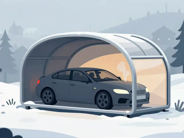 Гараж-ракушка: плюсы и минусы металлического бокса для автомобиля