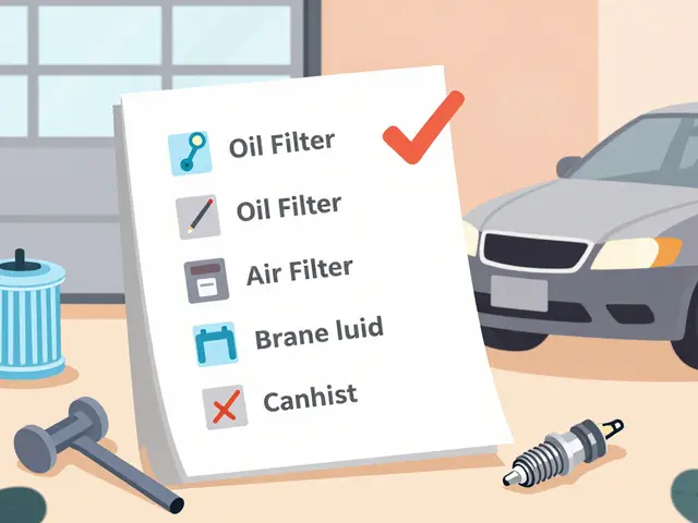 Список расходников для автомобиля: чек-лист на год