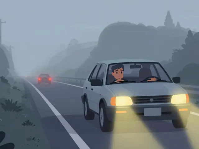 Туман на дороге: как правильно выбрать свет, скорость и дистанцию