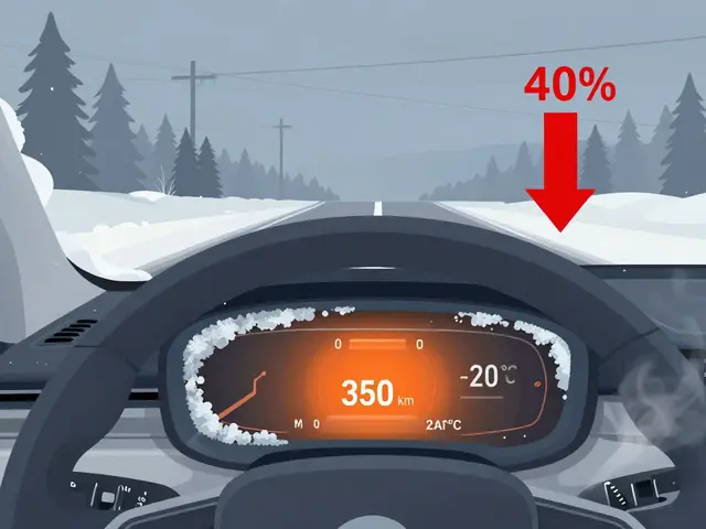 Зимний тест электромобилей: сколько теряется запаса хода при −20 °C