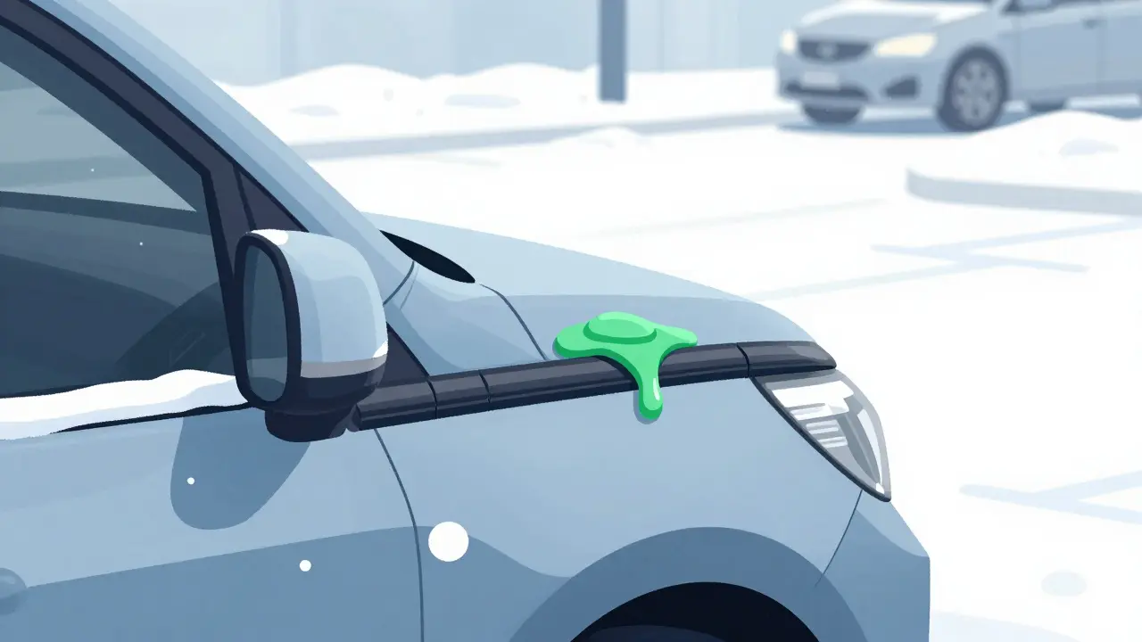 Зимний уход за уплотнителями дверей автомобиля от льда.