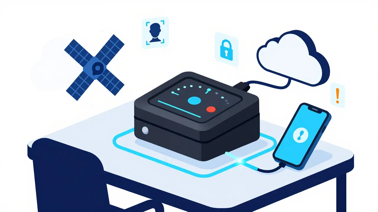 Современный тахограф с функциями GPS и распознавания лиц